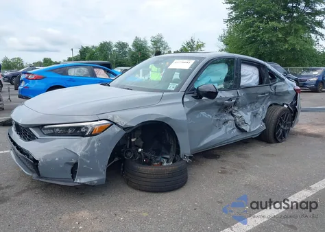 2025 Honda Civic Sport/Sport Touring из США, поврежденный, VIN 2HGFE4F88SH313149